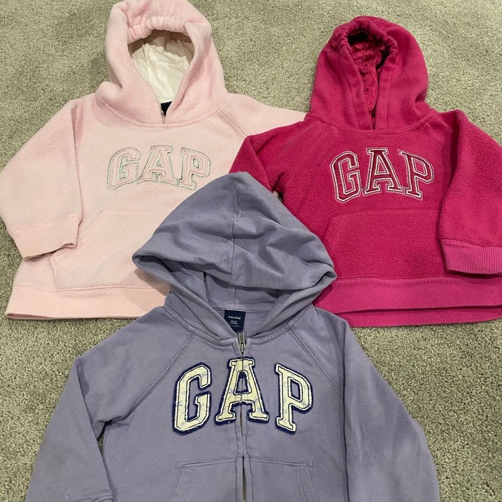Girls GAP sweatshirts